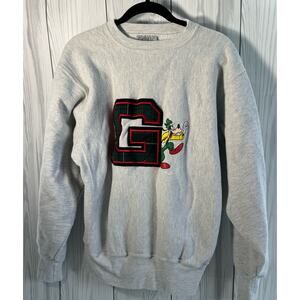 Vintage Disney Goofy Crewneck Sweatshirt Blue Sz Large Made in USA  GENUS Tag